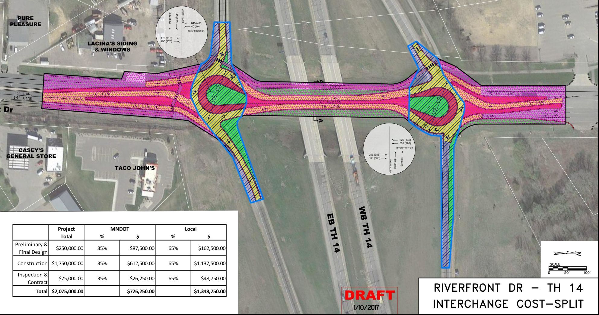 Riverfront Drive roundabout